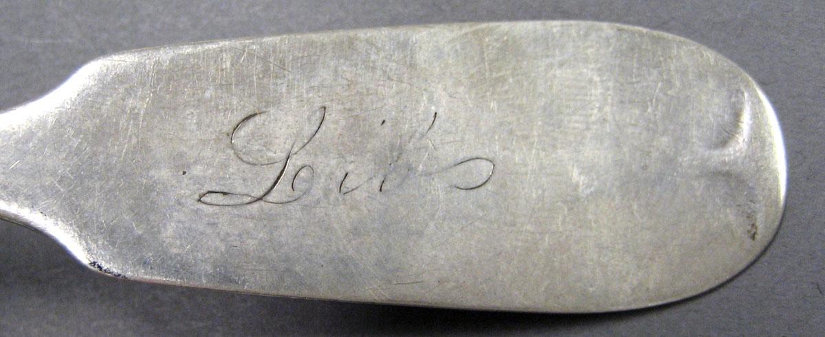 1998.0004.2007 Silver Spoon engraving