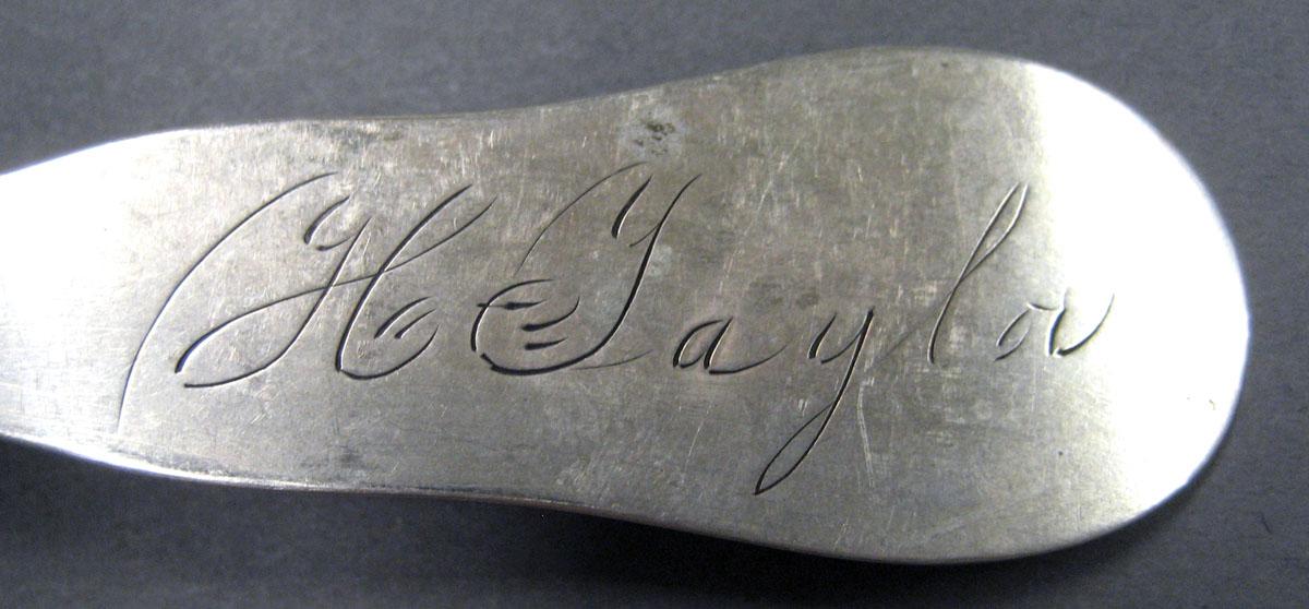 1998.0004.2008.002 Silver Spoon engraving