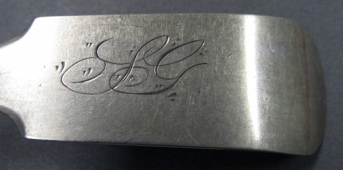 1998.0004.2012 Silver Spoon engraving