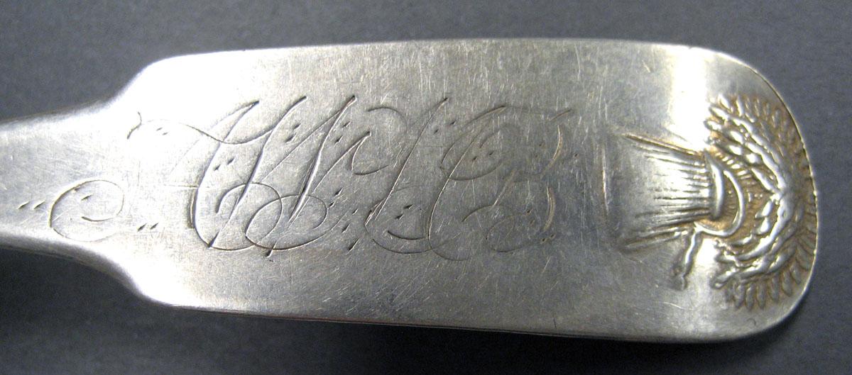 1998.0004.2015 Silver Spoon engraving