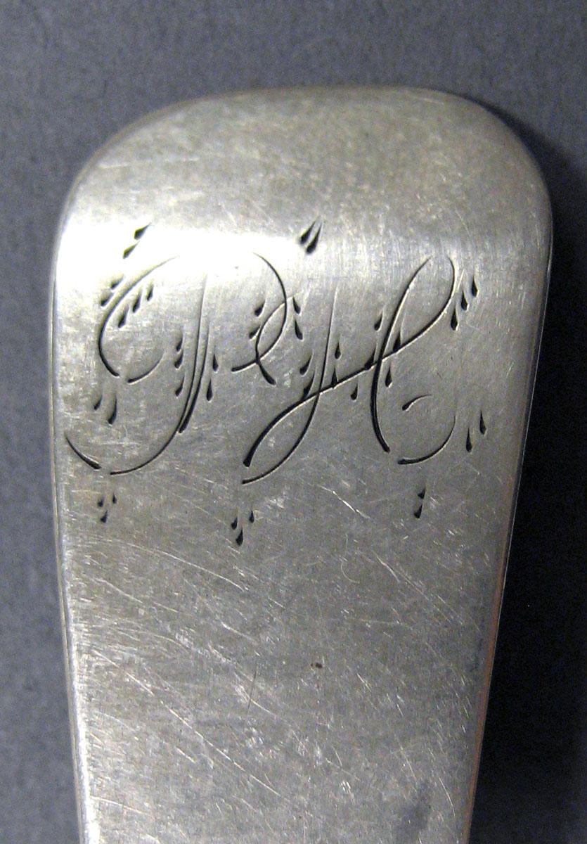 1998.0004.2017 Silver Spoon engraving