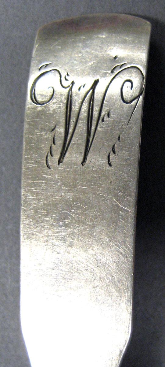 1998.0004.2018 Silver Spoon engraving