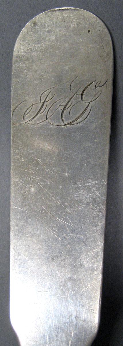 1998.0004.2019.001 Silver Spoon engraving