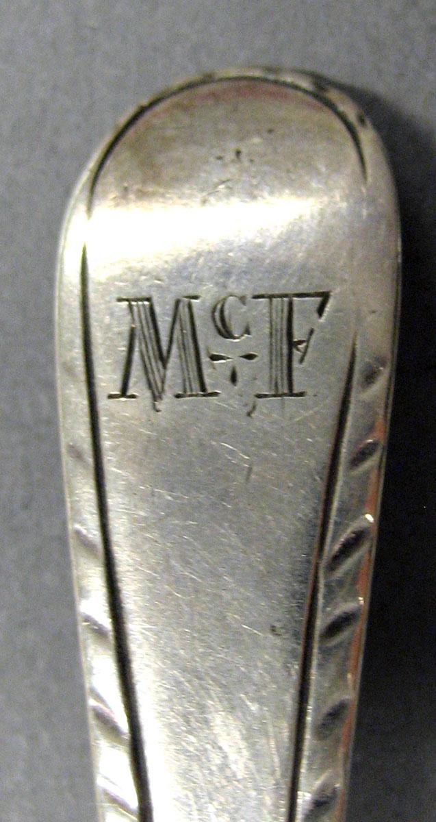 1998.0004.2022 Silver Spoon engraving