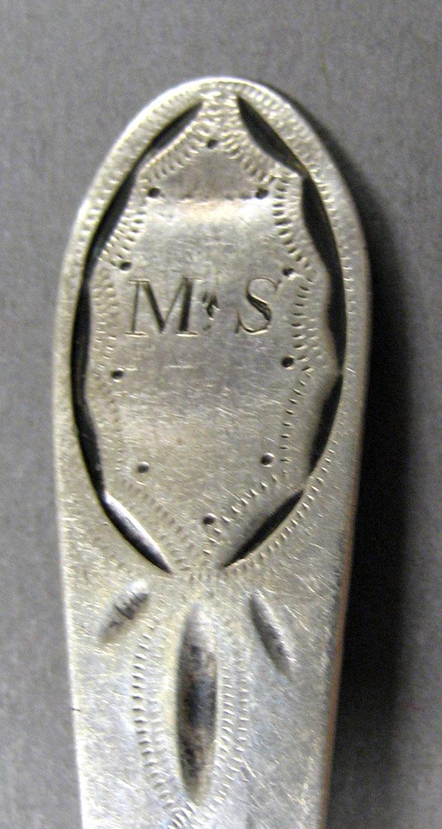 1998.0004.2024 Silver Spoon engraving