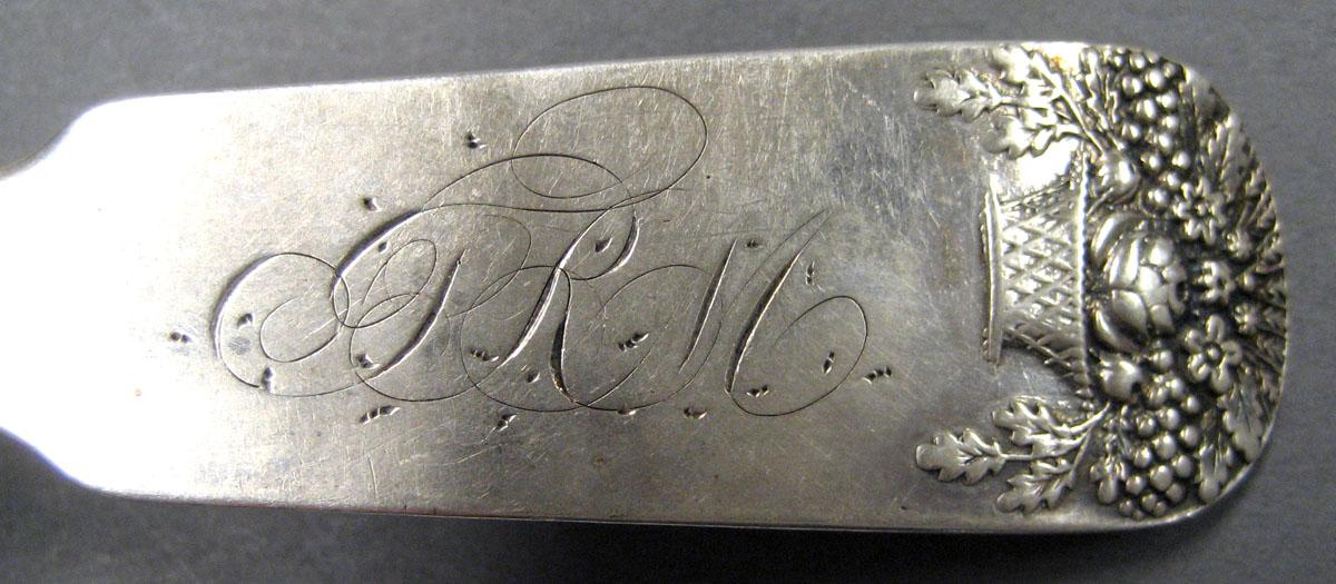 1998.0004.2026 Silver Spoon engraving