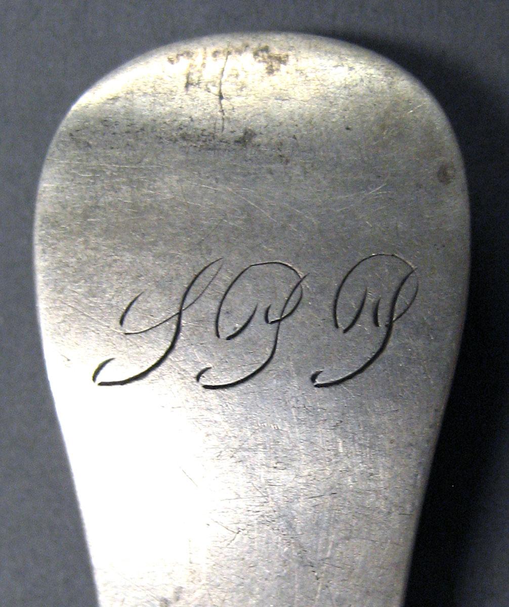 1998.0004.2030.002 Silver Spoon engraving