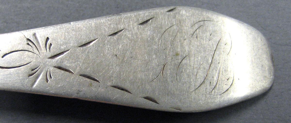 1998.0004.2031.002 Silver Spoon engraving