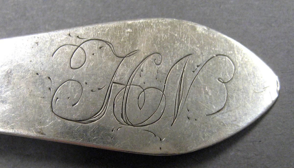 1998.0004.2033 Silver Spoon engraving