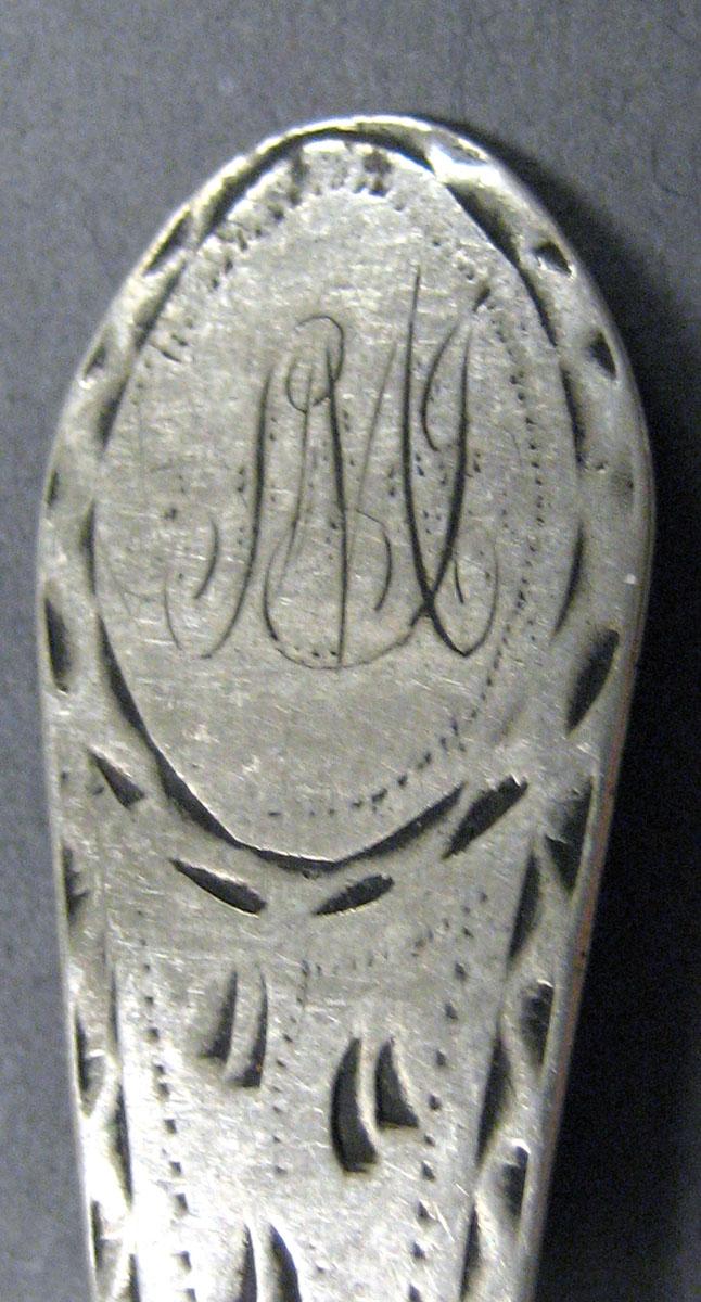 1998.0004.2034 Silver Spoon engraving