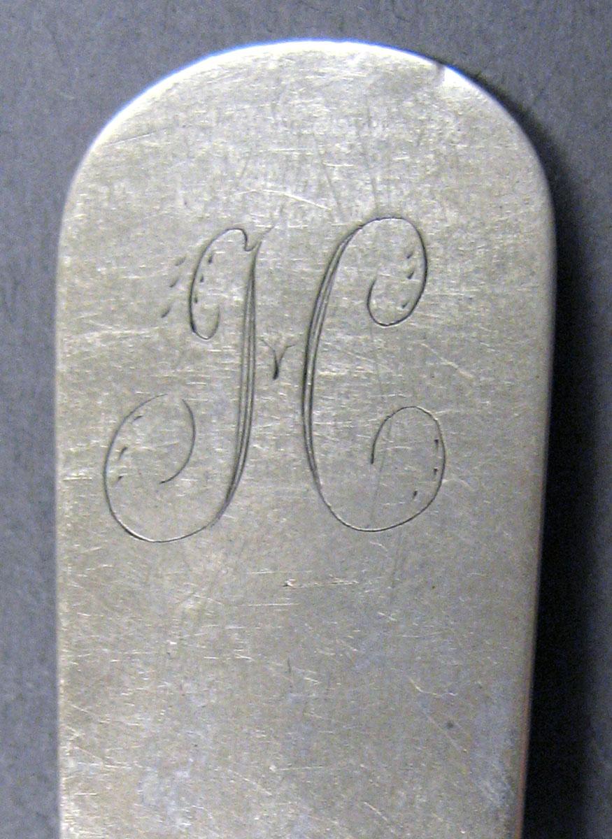 1998.0004.2035 Silver Spoon engraving