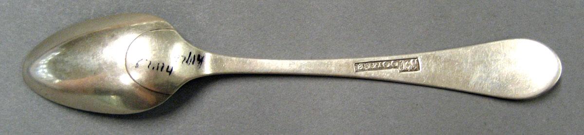1998.0004.2037 Silver Spoon underside