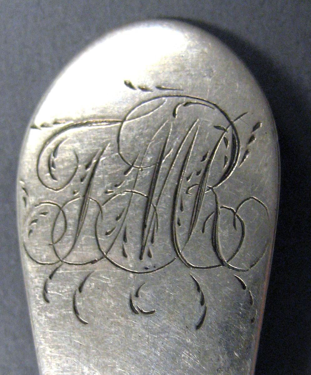 1998.0004.2037 Silver Spoon engraving