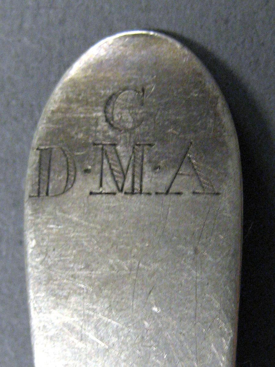 1998.0004.2038 Silver Spoon engraving