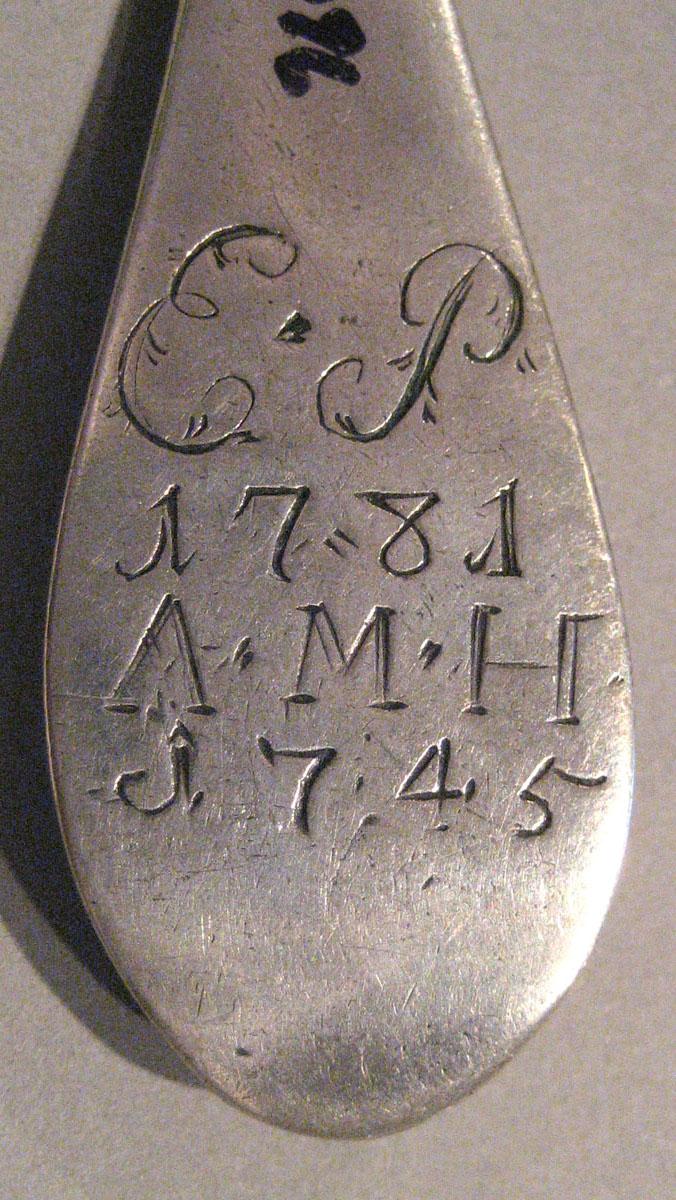 1998.0004.203 Silver Spoon engraving