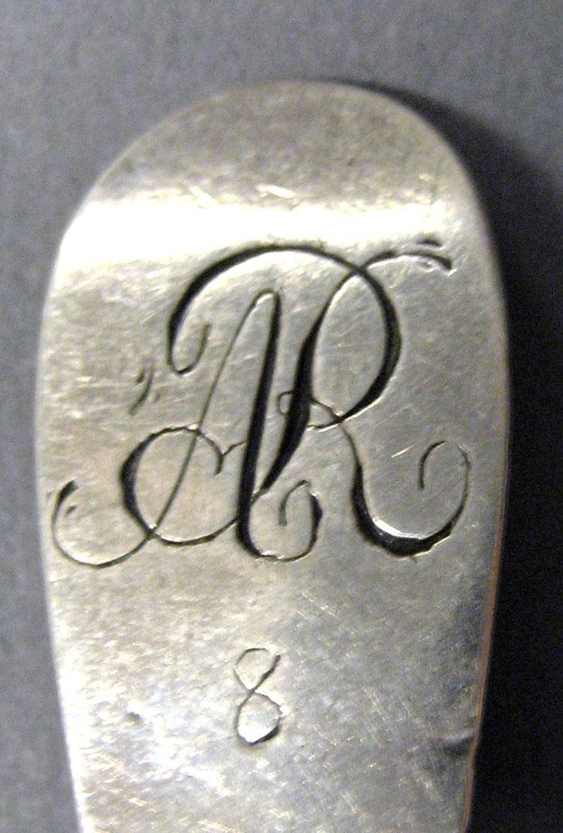 1998.0004.2042 Silver Spoon engraving