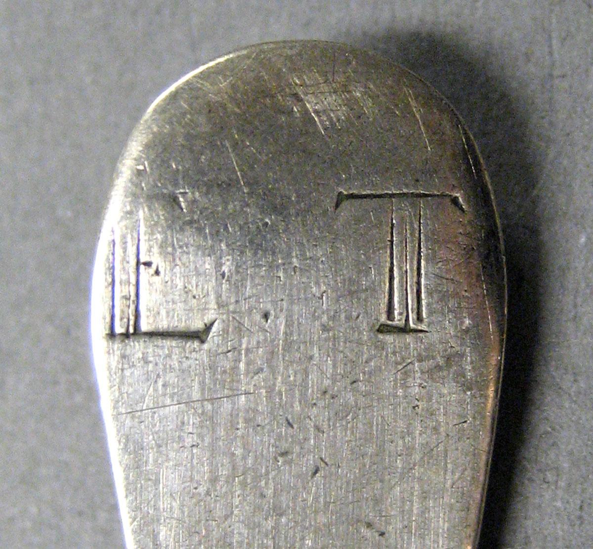 1998.0004.2044 Silver Spoon engraving