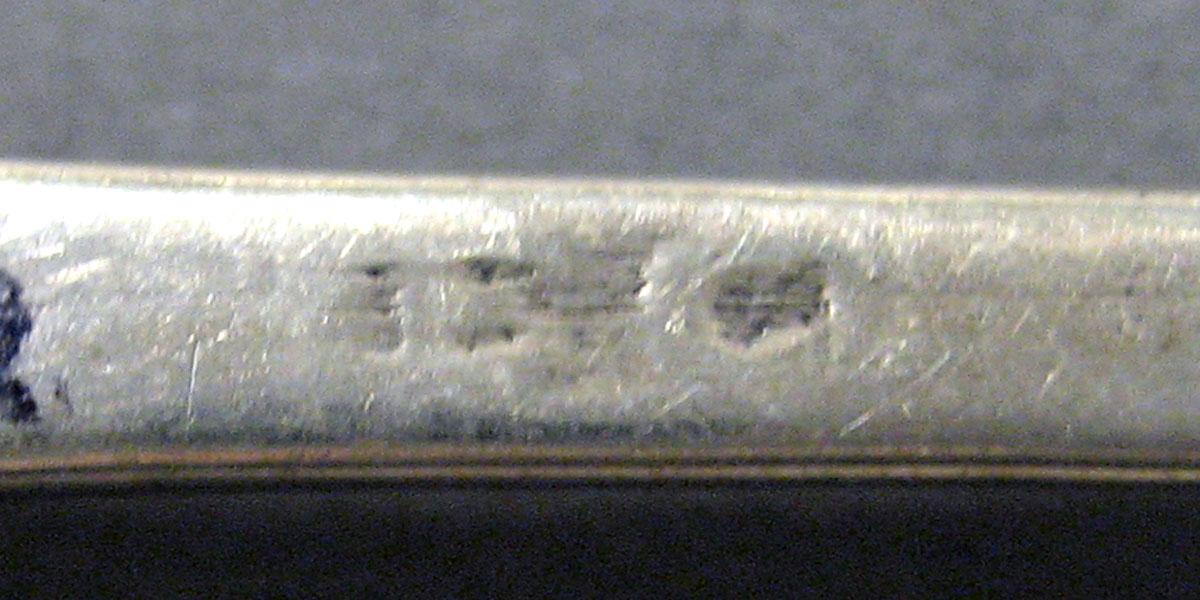 1998.0004.2045 Silver Spoon mark