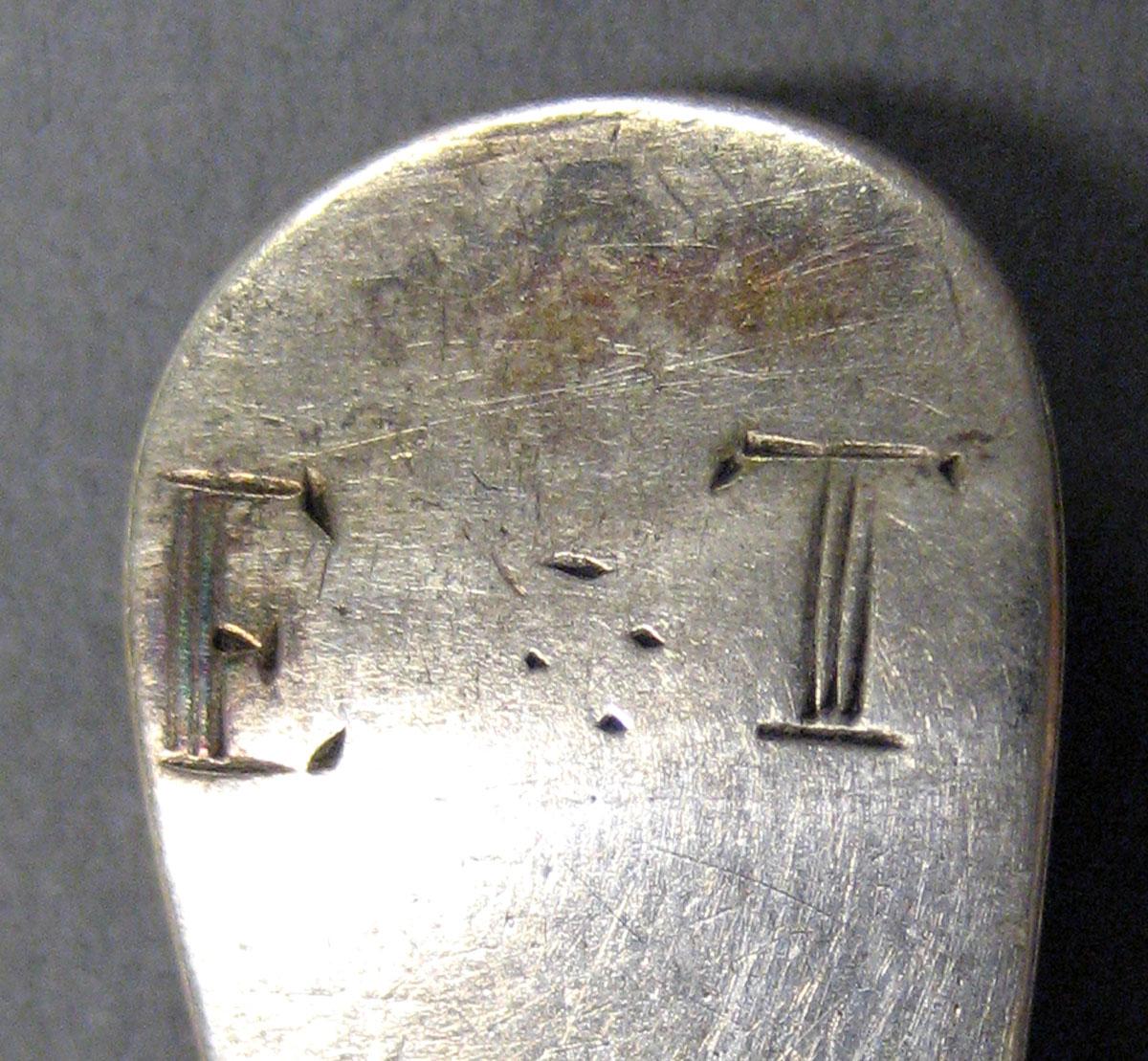 1998.0004.2047 Silver Spoon engraving