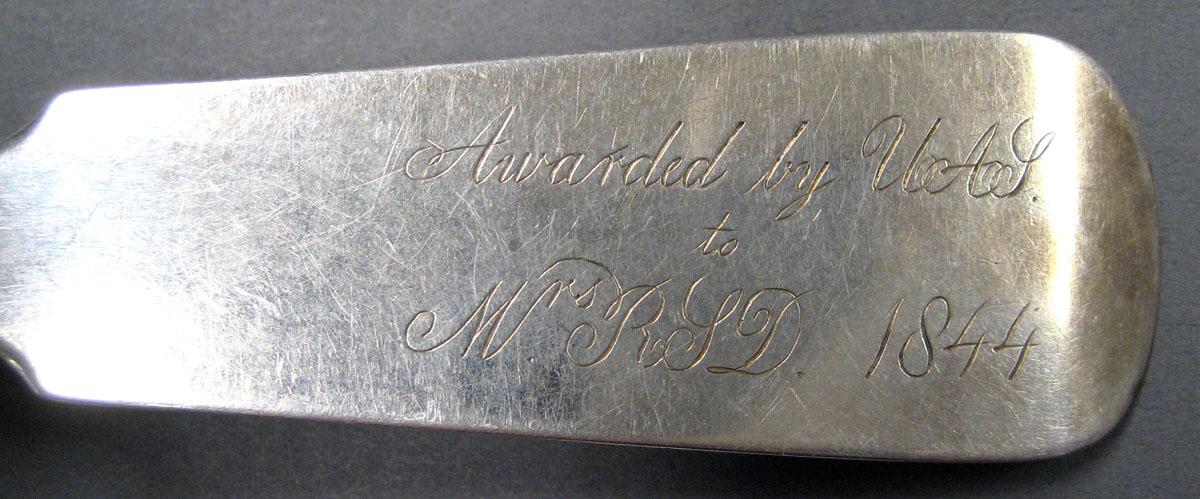 1998.0004.2050 Silver Spoon engraving