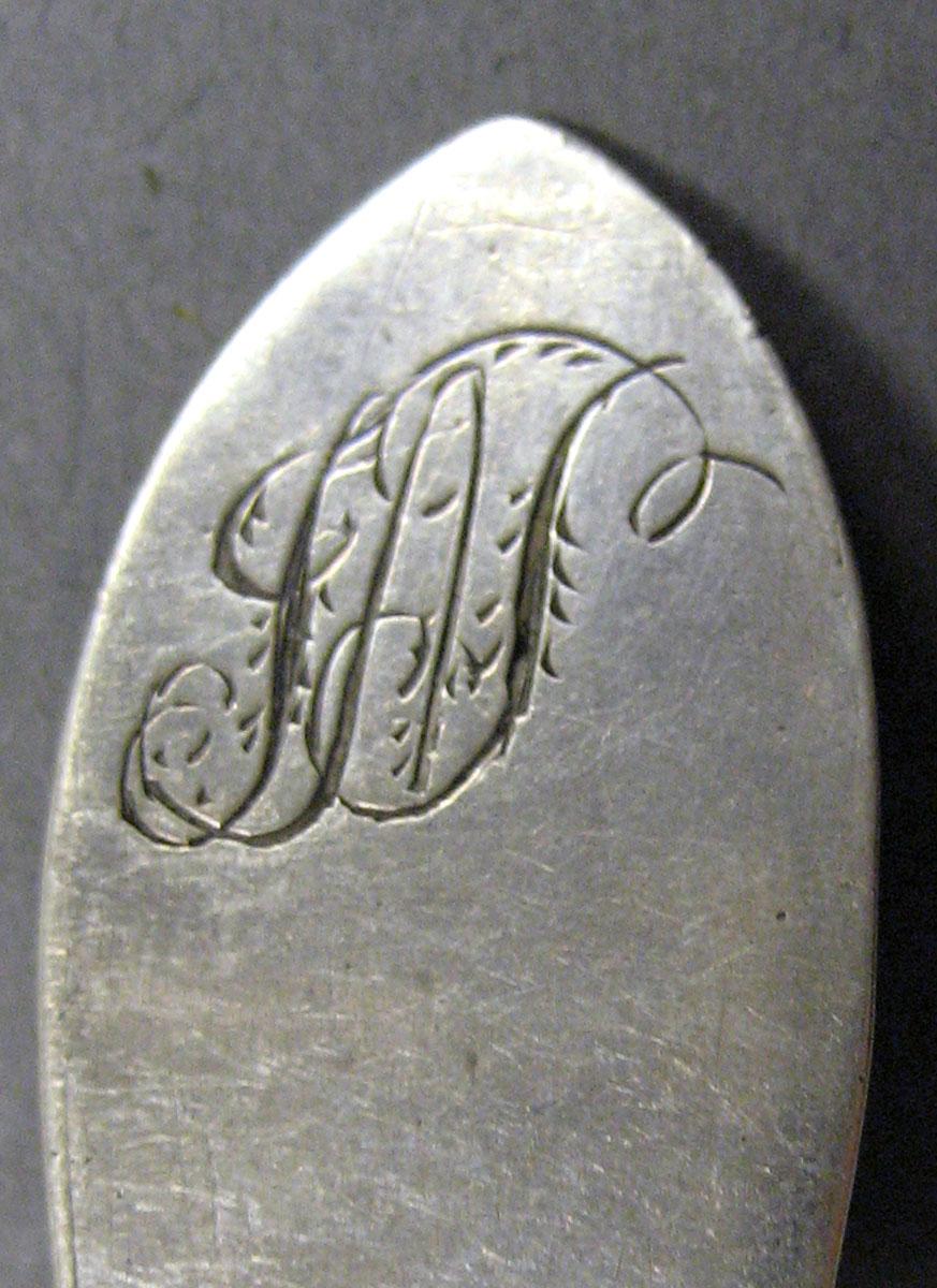 1998.0004.2051 Silver Spoon engraving