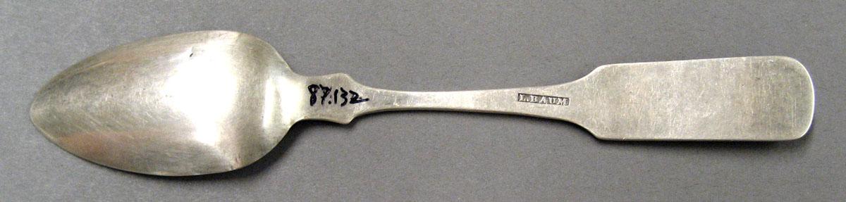 1998.0004.2055 Silver Spoon underside