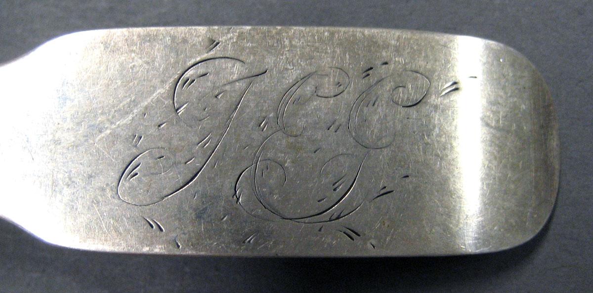 1998.0004.2056.001 Silver Spoon engraving