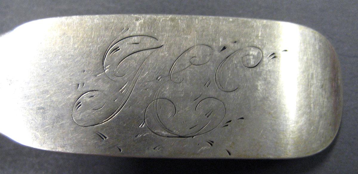 1998.0004.2056.002 Silver Spoon engraving
