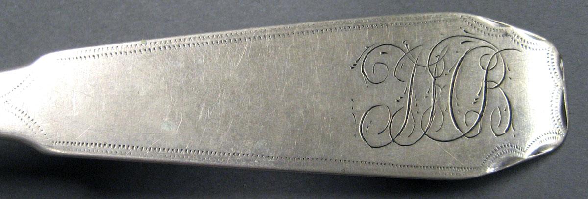 1998.0004.2058 Silver Spoon engraving