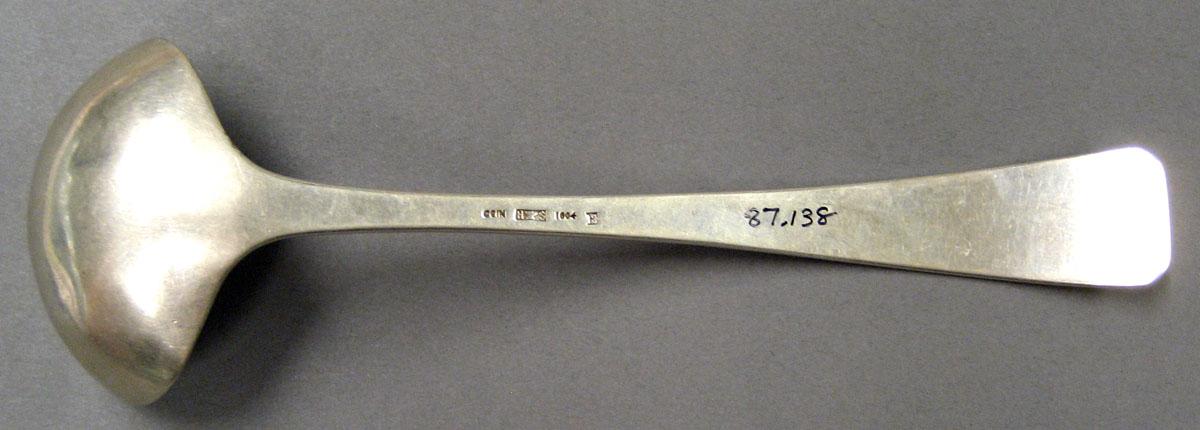 1998.0004.2059 Silver Ladle underside