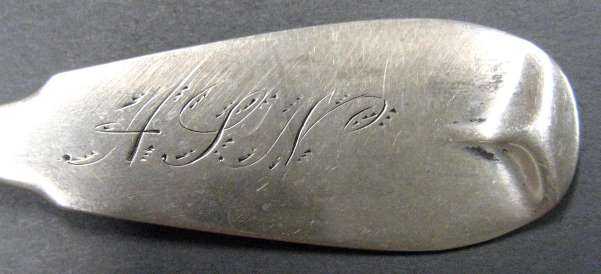 1998.0004.2060.002 Silver Spoon engraving