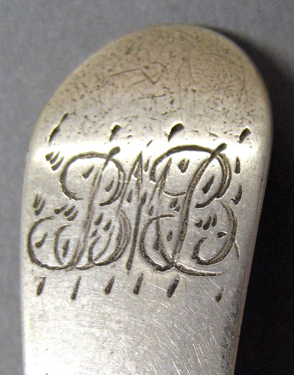 1998.0004.2061 Silver Spoon engraving