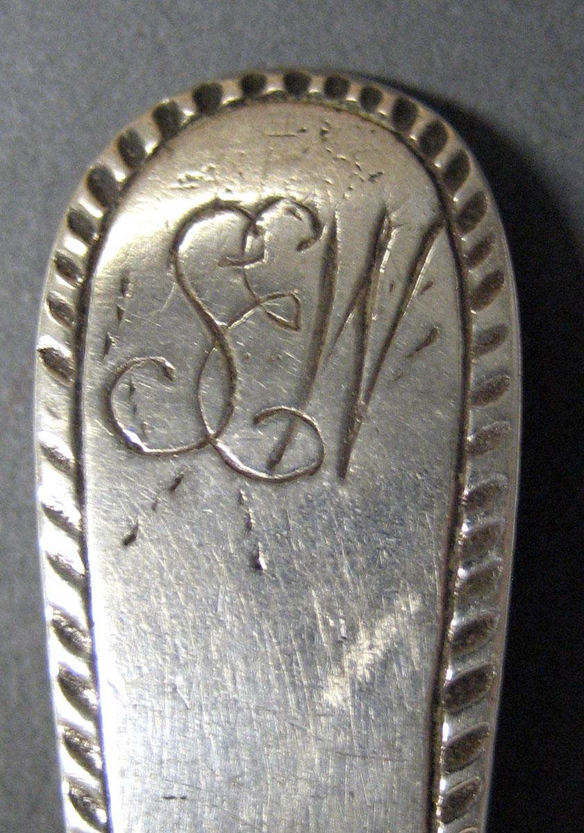 1998.0004.2067 Silver Spoon engraving