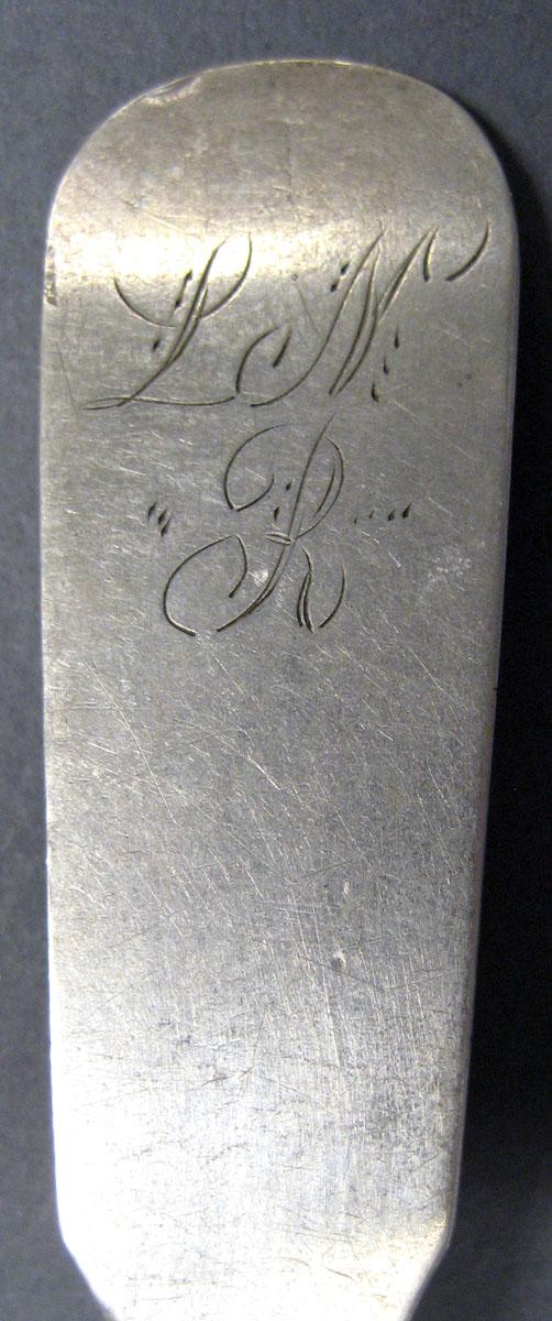 1998.0004.2071 Silver Spoon engraving