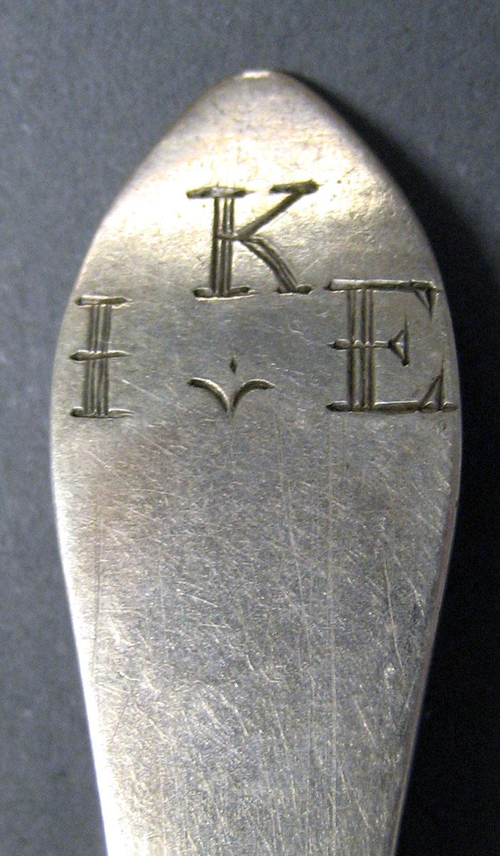1998.0004.2073.002 Silver Spoon engraving