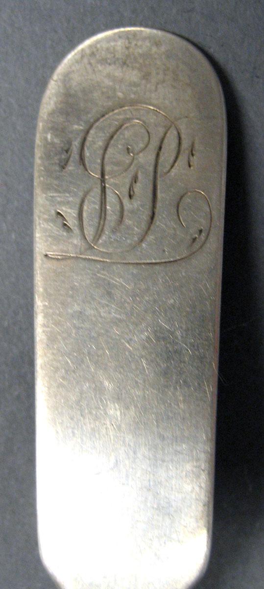 1998.0004.2076.001 Silver Spoon engraving