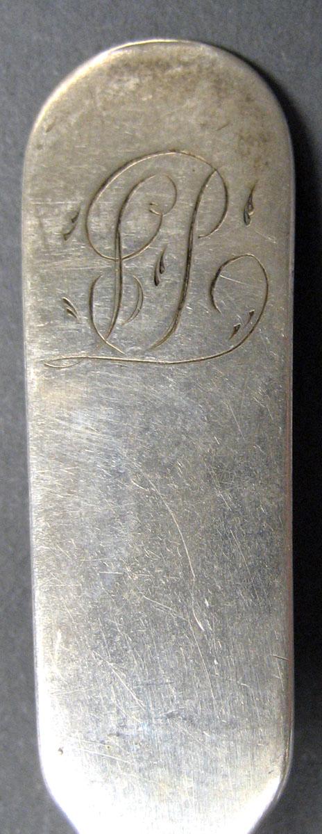 1998.0004.2076.002 Silver Spoon engraving