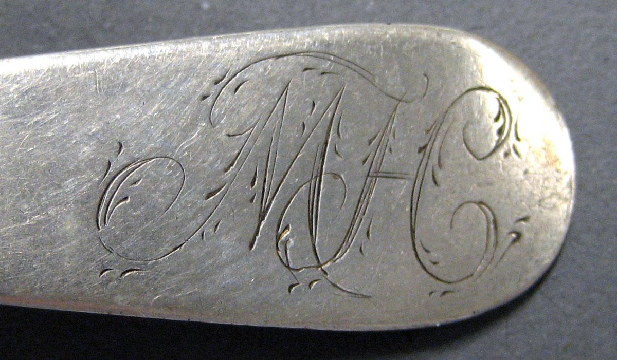 1998.0004.2079 Silver Spoon engraving