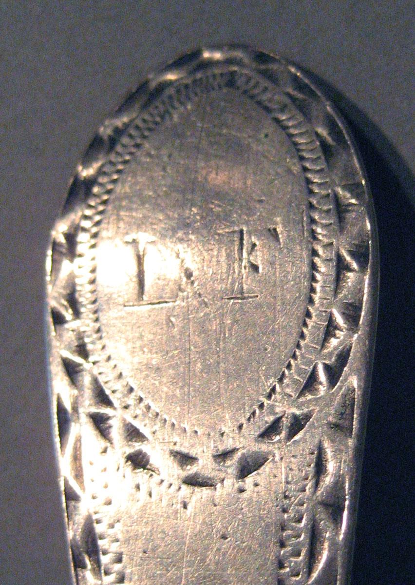 1998.0004.207 Silver Spoon engraving