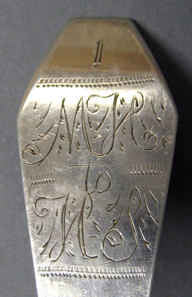 1998.0004.2084 Silver Spoon engraving