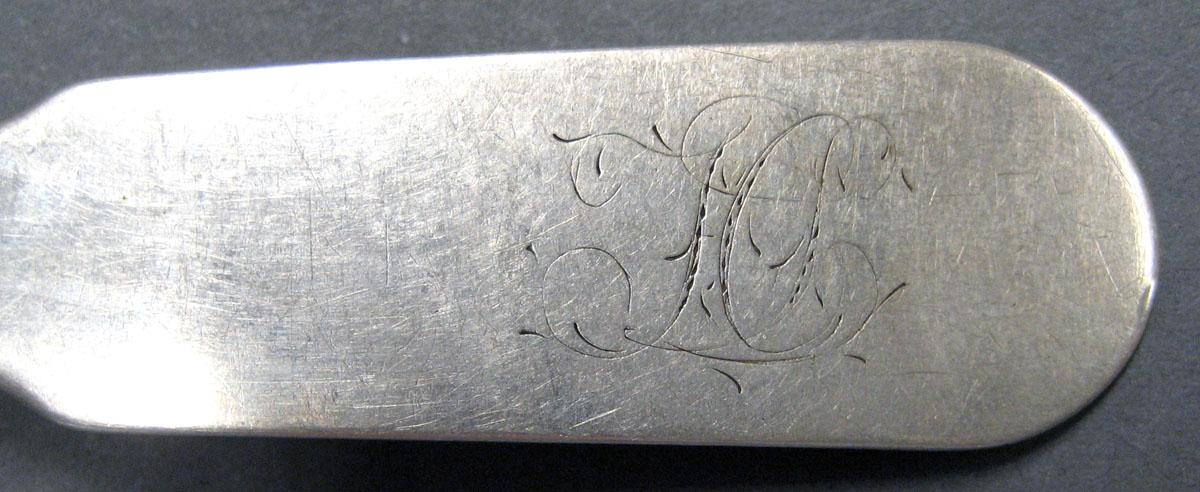 1998.0004.2086 Silver Spoon engraving