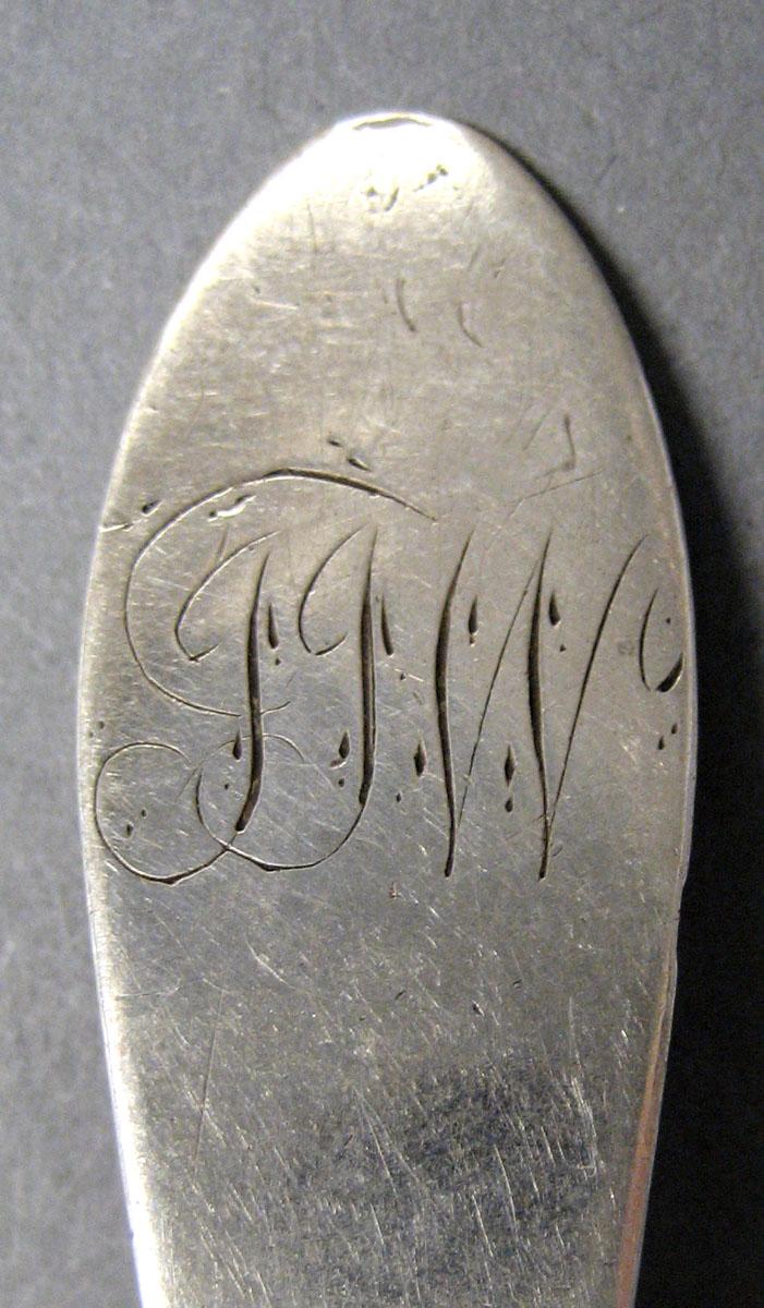 1998.0004.2090 Silver Spoon engraving
