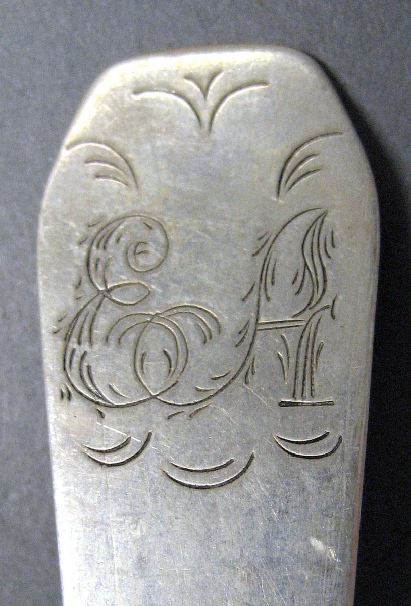 1998.0004.2092 Silver Spoon engraving