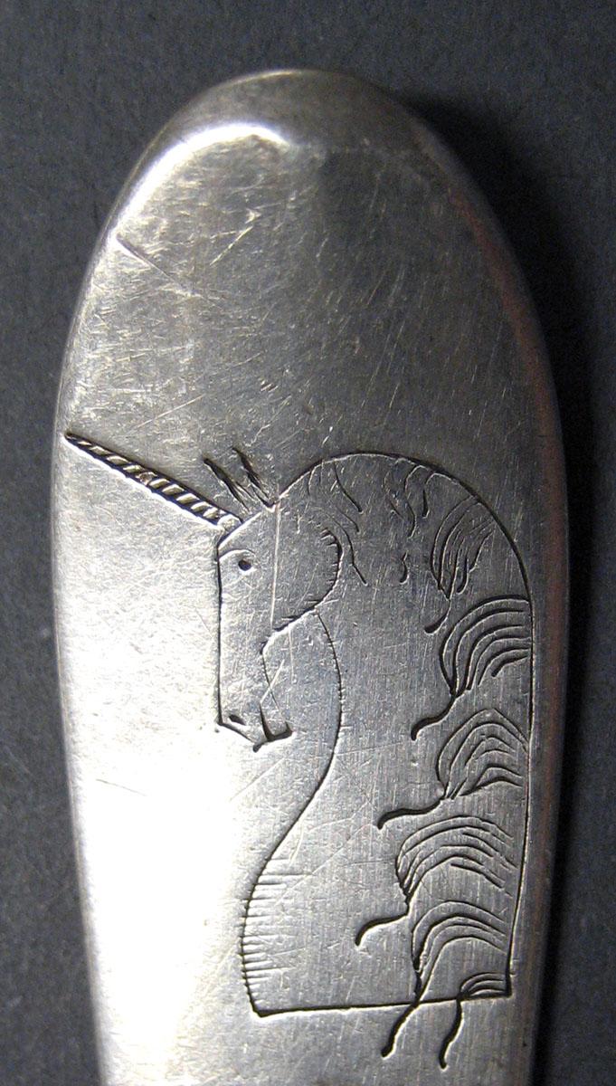 1998.0004.2096 Silver Spoon engraving underside