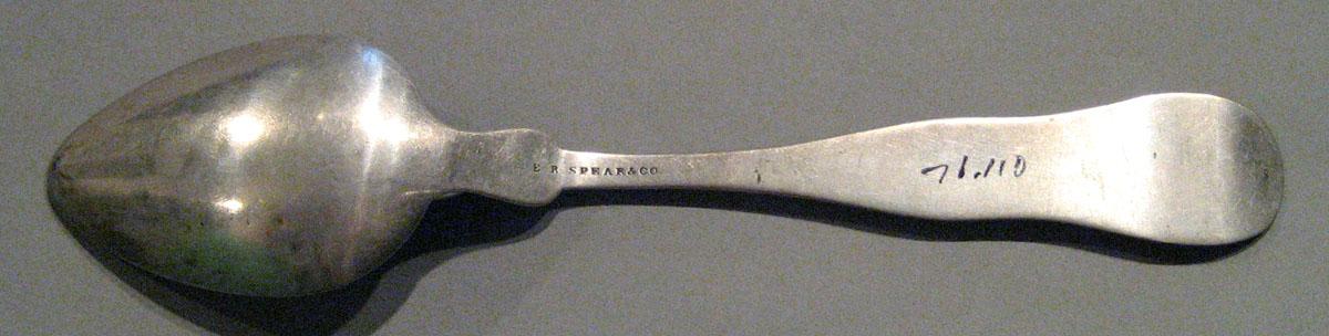 1998.0004.212.002 Silver Spoon underside