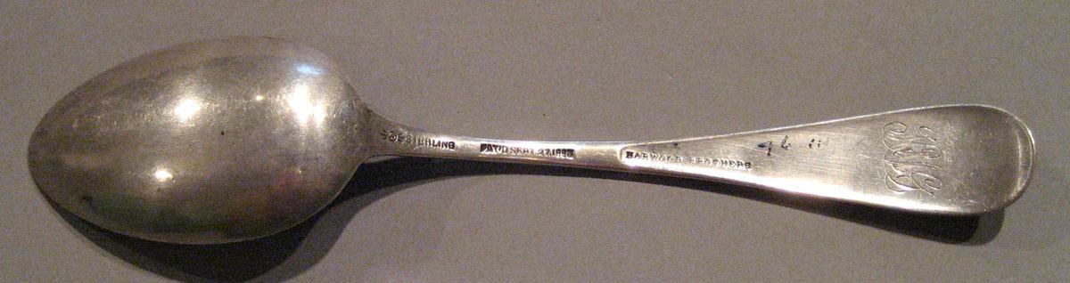 1998.0004.213 Silver Spoon underside