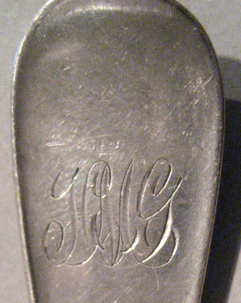 1998.0004.213 Silver Spoon engraving