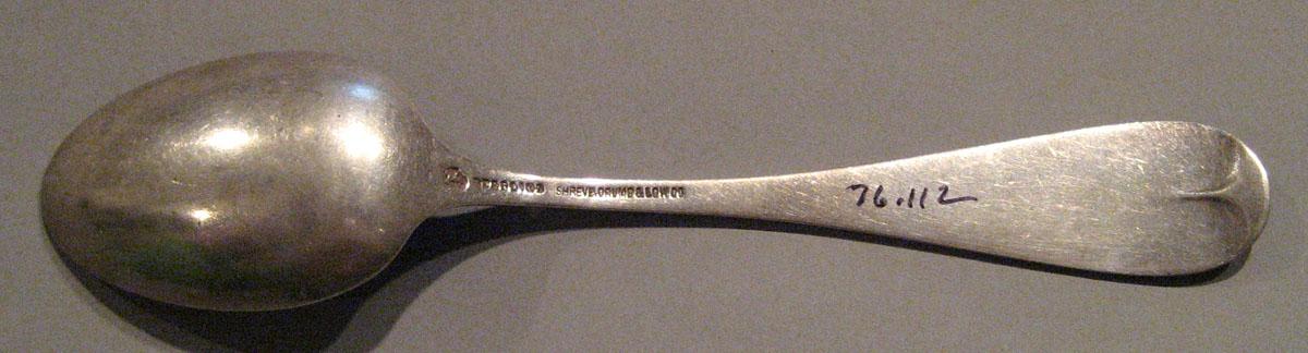 1998.0004.214 Silver Spoon underside