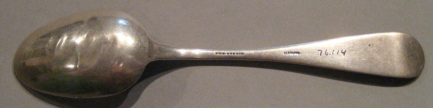 1998.0004.215 Silver Spoon underside
