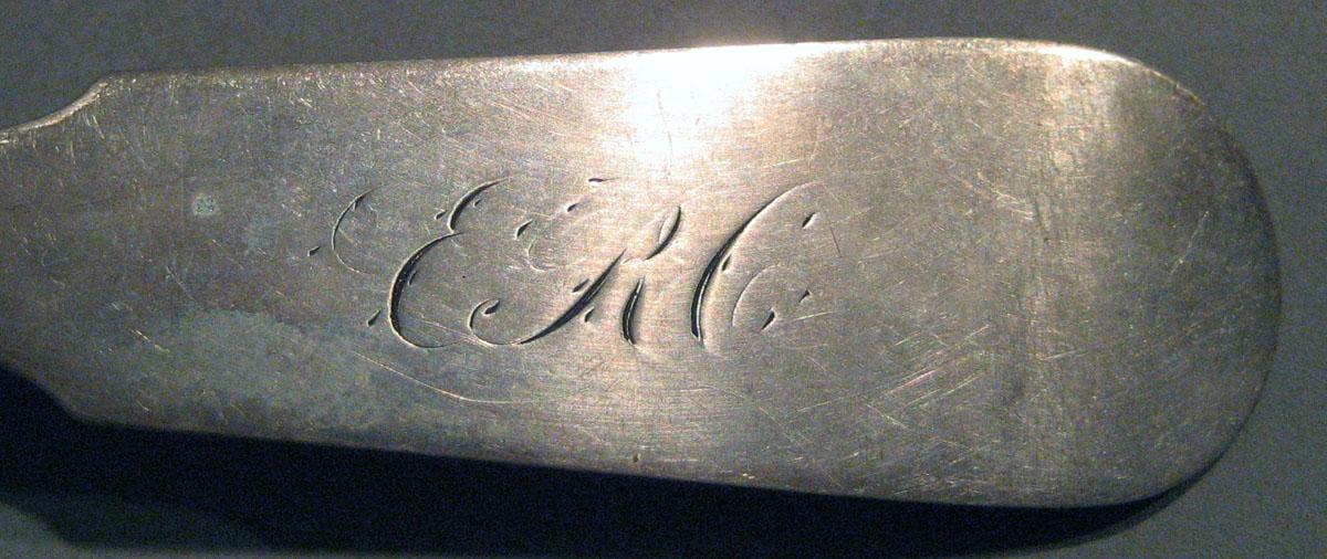1998.0004.220 Silver Spoon engraving